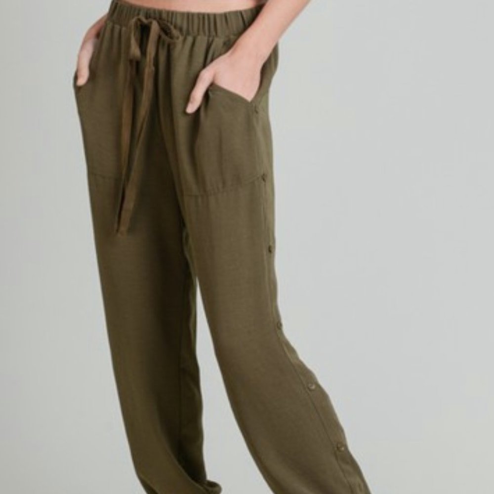 Olive Green Jogger Style Pants